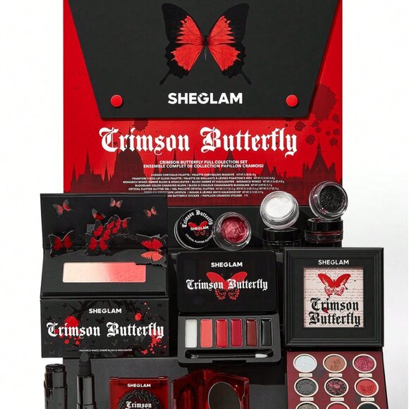 SHE GLAM CRIMSON BUTTERFLY FULL COLLECTION - Picture 1 of 6